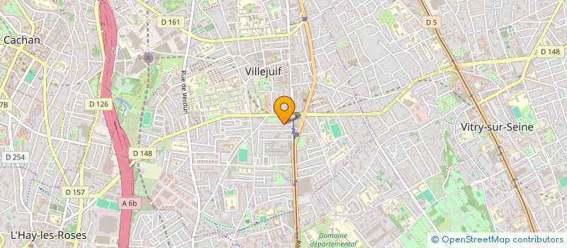 localisation de l'entreprise LU-DY à VILLEJUIF