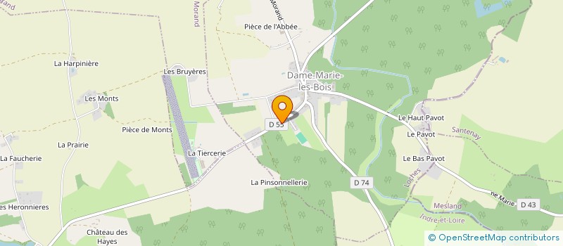 localisation de l'entreprise LU ET APPROUVE HOLDING  DAME-MARIE-LES-BOIS