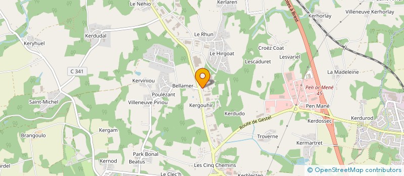 localisation de l'entreprise LU-K à GUIDEL