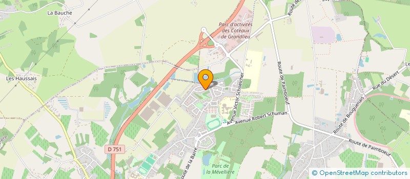 localisation de l'entreprise LU L'ECLAIR  BOUAYE