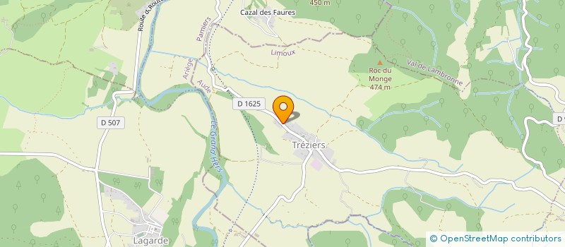 localisation de l'entreprise LU.LI-SHOP  TREZIERS