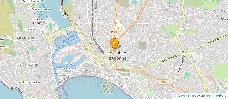 localisation de l'entreprise LU LOGEAIS à LES SABLES D'OLONNE