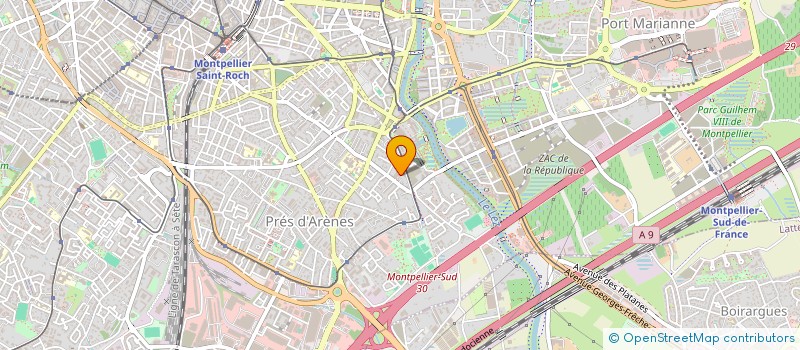 localisation de l'entreprise LU.MIN à MONTPELLIER