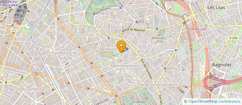 localisation de l'entreprise LU PROD  PARIS