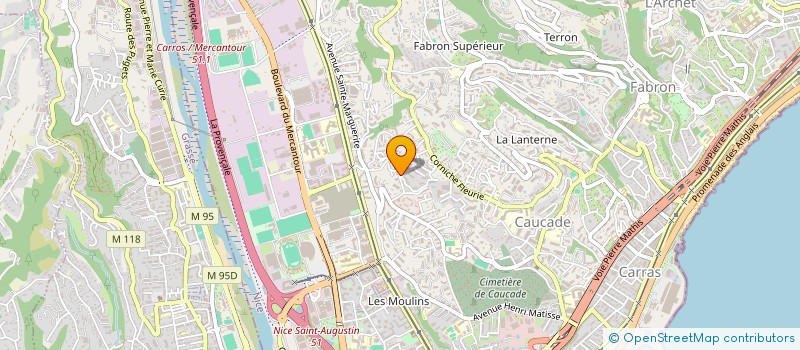 localisation de l'entreprise LU RIBAIRE à NICE