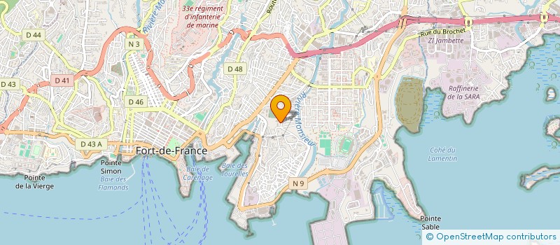 localisation de l'entreprise LU SI NE  FORT-DE-FRANCE