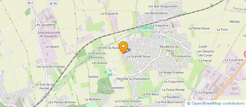 localisation de l'entreprise LU & YU  CHASSENEUIL-DU-POITOU