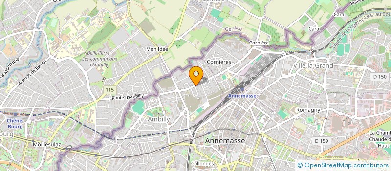 localisation de l'entreprise LUA CHEYA  AMBILLY