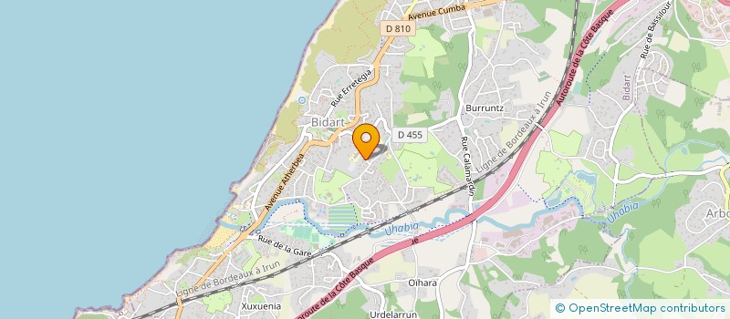 localisation de l'entreprise LUA DE COURO à BIARRITZ