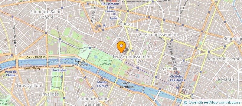 localisation de l'entreprise LUA HART à PARIS