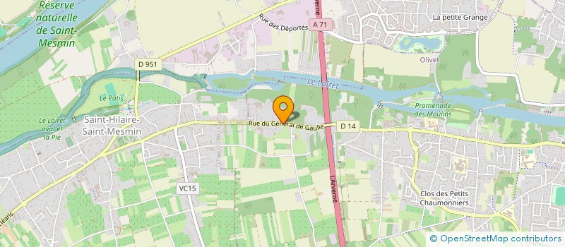 localisation de l'entreprise LUALE à OLIVET