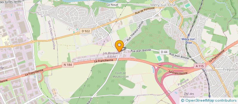 localisation de l'entreprise LUAMOTORS  MERY-SUR-OISE