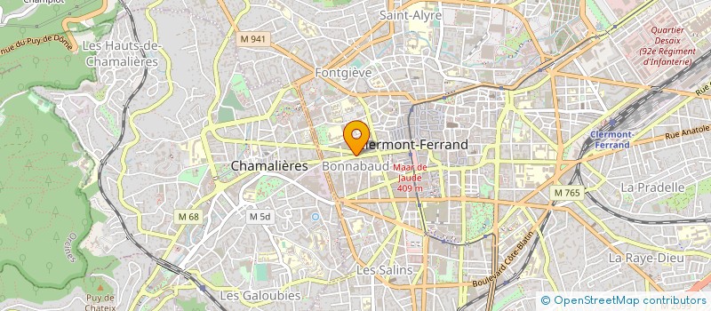 localisation de l'entreprise LUAN à CLERMONT-FERRAND