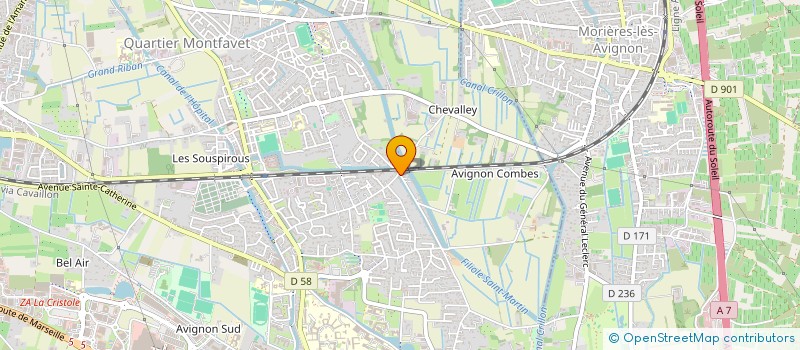 localisation de l'entreprise LUAN  AVIGNON