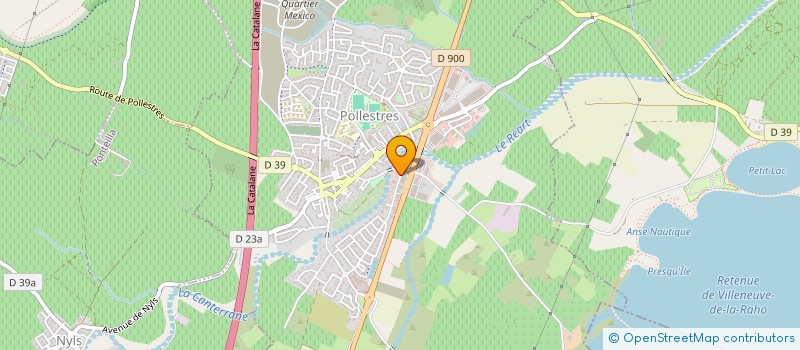 localisation de l'entreprise LUAN ARTS MARTIAUX  POLLESTRES