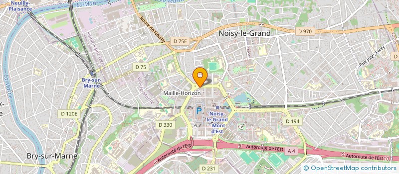 localisation de l'entreprise LUANNE BEAUTE à NOISY-LE-GRAND