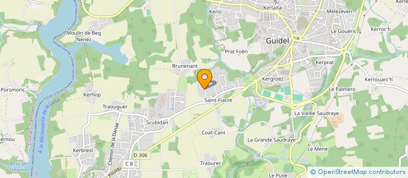 localisation de l'entreprise LUAP  GUIDEL