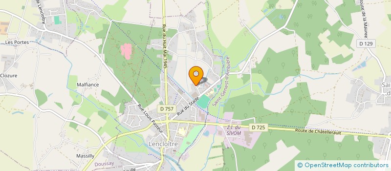 localisation de l'entreprise LUART SERVICES  POITIERS