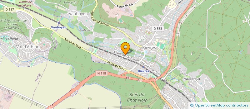 localisation de l'entreprise LUASOL CONSULTING  BIEVRES