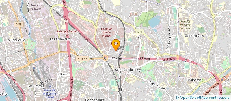 localisation de l'entreprise LUB TRANSLOC à MARSEILLE