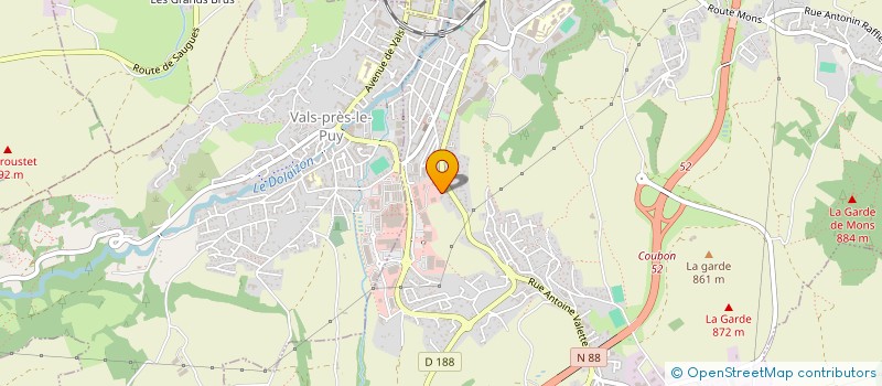 localisation de l'entreprise LUBA  LE PUY-EN-VELAY