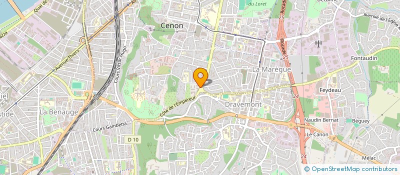 localisation de l'entreprise LUBANA SARL  BORDEAUX