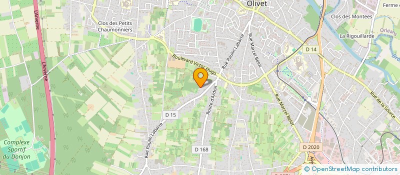 localisation de l'entreprise LUBARA à OLIVET