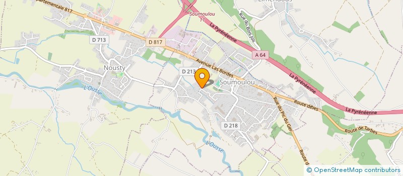 localisation de l'entreprise LUBATHO à SOUMOULOU