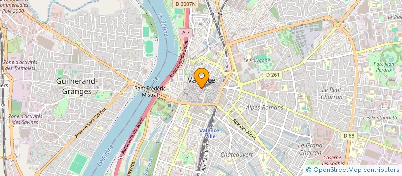 localisation de l'entreprise LUBBER-LAND  VALENCE