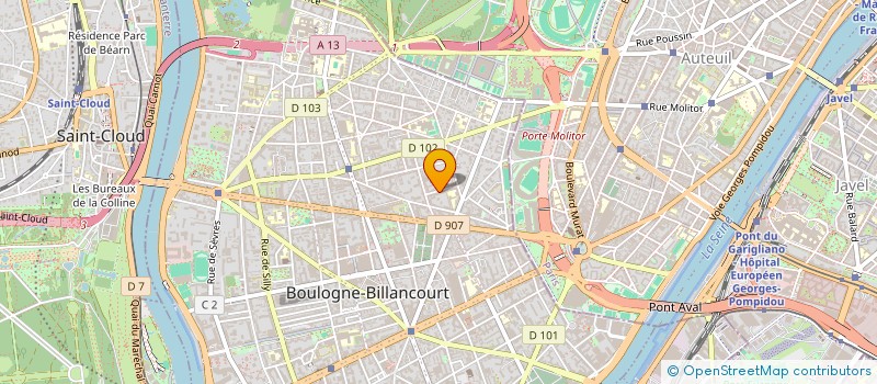 localisation de l'entreprise LUBE IMMO à BOULOGNE-BILLANCOURT
