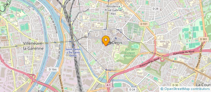 localisation de l'entreprise LUBELEC à SAINT-DENIS