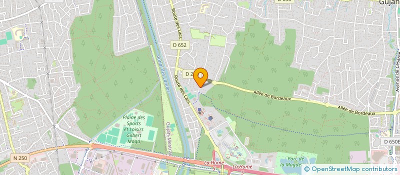 localisation de l'entreprise LUBELI  GUJAN-MESTRAS