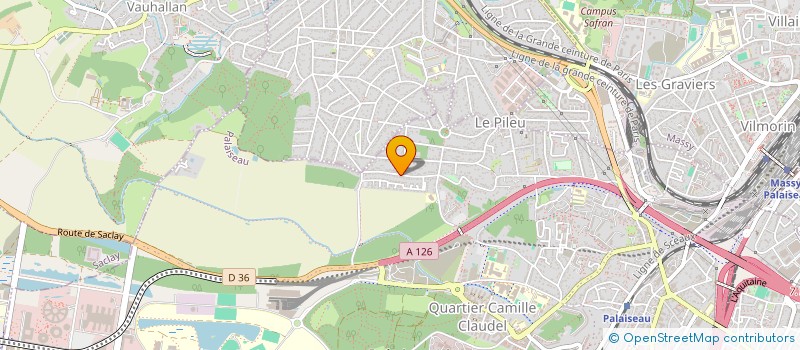 localisation de l'entreprise LUBELOT à PALAISEAU