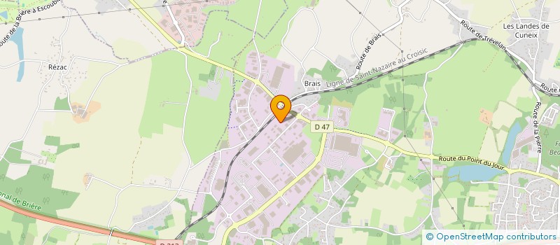 localisation de l'entreprise LUBEN  SAINT-NAZAIRE