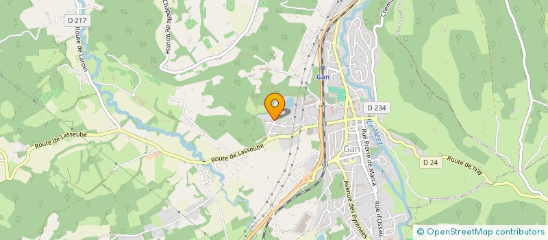 localisation de l'entreprise LUBEN  GAN