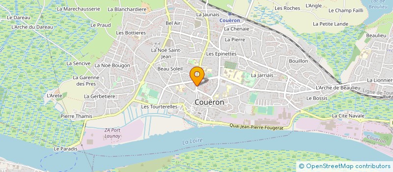 localisation de l'entreprise LUBEN IMMOBILIER à COUERON