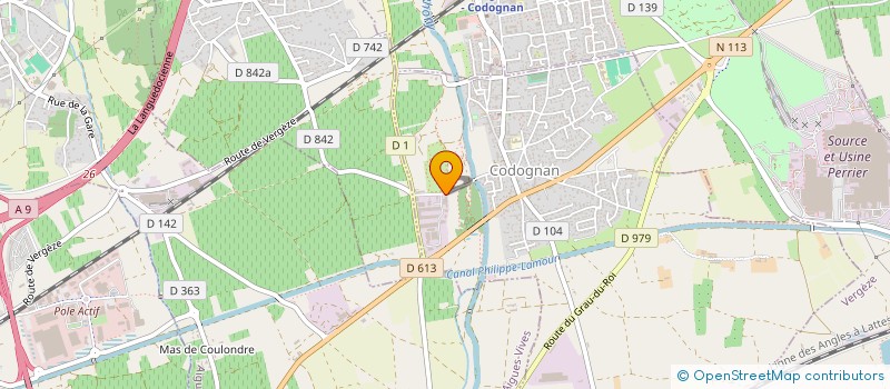 localisation de l'entreprise LUBER  CODOGNAN