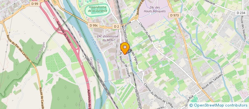 localisation de l'entreprise LUBERALIS HOLDING  CAVAILLON