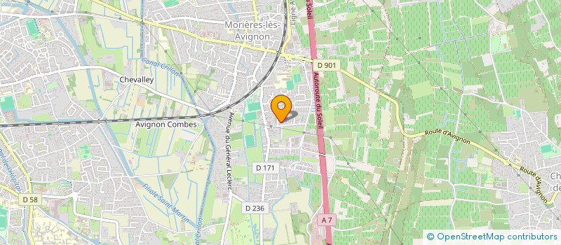 localisation de l'entreprise LUBERON CONCEPT BATIMENT  MORIERES-LES-AVIGNON