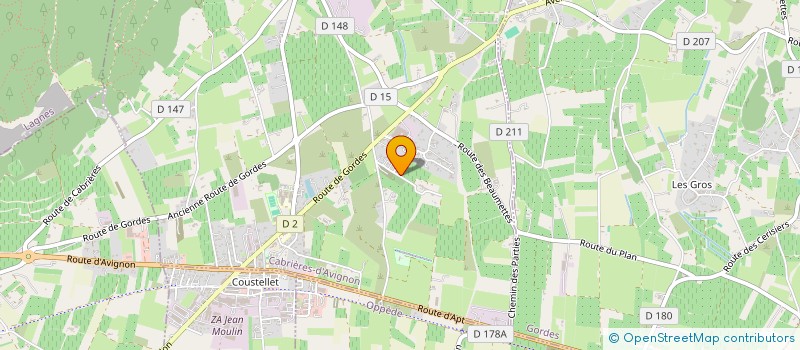 localisation de l'entreprise LUBERON CONSTRUCTION  CABRIERES D'AVIGNON