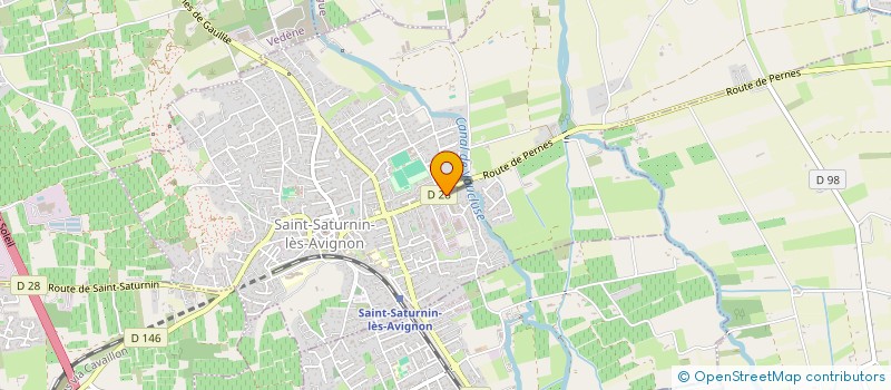 localisation de l'entreprise LUBERON CREATION à SAINT-SATURNIN-LES-AVIGNON