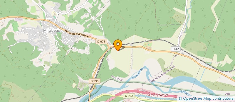 localisation de l'entreprise LUBERON EMBALLAGES à PERTUIS