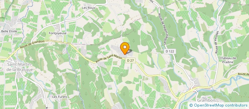 localisation de l'entreprise LUBERON FROID CLIMATISATION  PEYPIN D'AIGUES