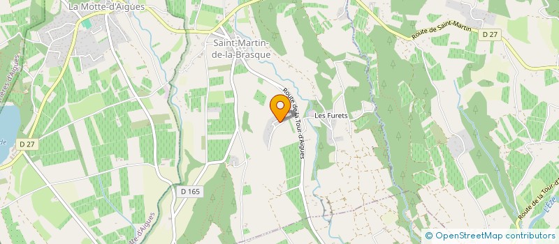 localisation de l'entreprise LUBERON HABITAT  SAINT-MARTIN-DE-LA-BRASQUE