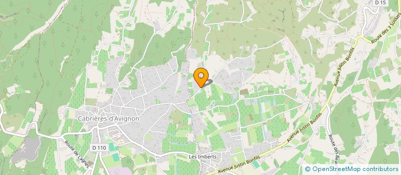 localisation de l'entreprise LUBERON INTERIORS  GORDES