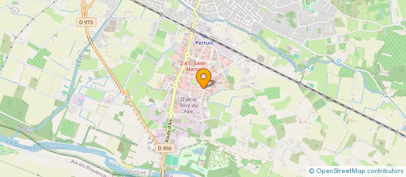 localisation de l'entreprise LUBERON INVEST  PERTUIS