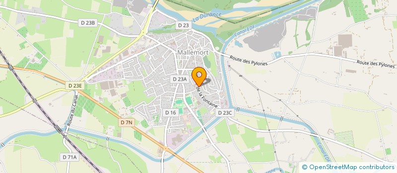 localisation de l'entreprise LUBERON ISOLATION à MALLEMORT