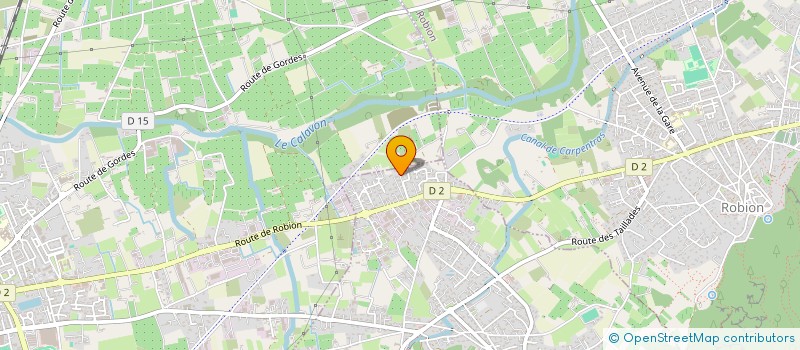 localisation de l'entreprise LUBERON KARATE CLUB  CABRIERES-D'AVIGNON