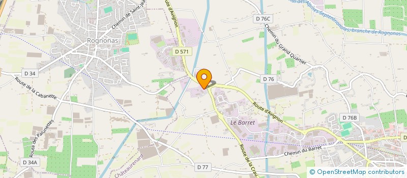 localisation de l'entreprise LUBERON LOCATION  CHATEAURENARD