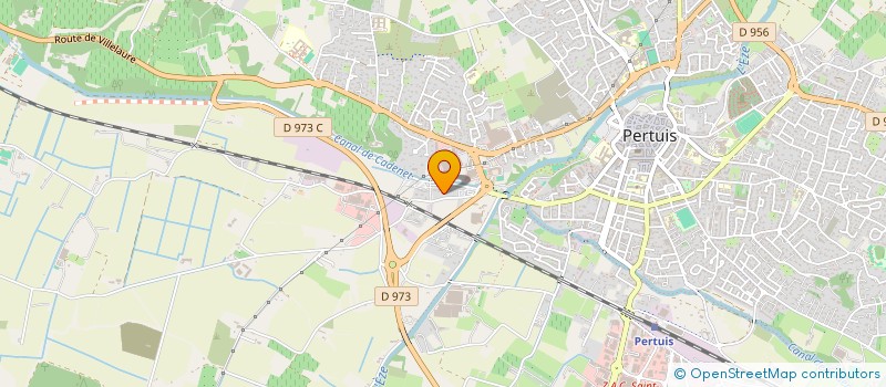 localisation de l'entreprise LUBERON PLAC  PERTUIS